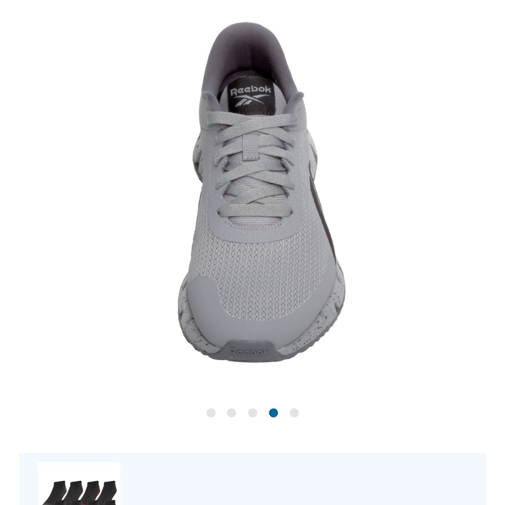 Reebok Men’s Zig Dynamica 2.0 Lace Up Grey/Black - Picture 4 of 10